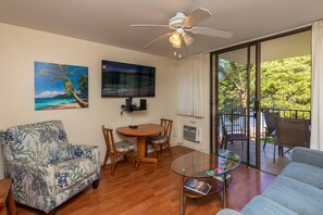 TV, lettore DVD, impianto stereo