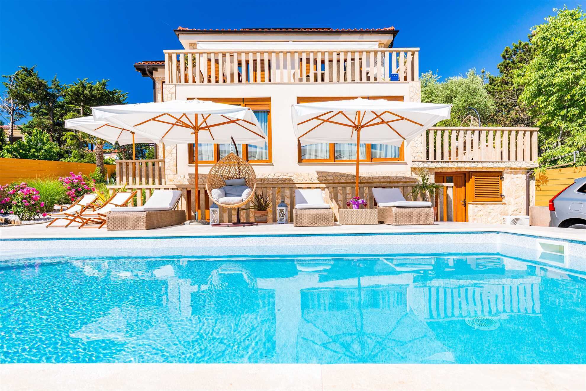 Una piscina riscaldata