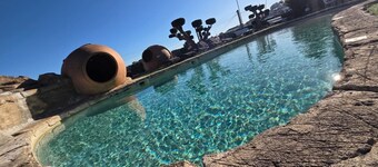 Pet-Friendly Villa Masía Can Trabal with Mountain View, Pool, Jacuzzi, Wi-Fi, A/C, Terrace & Garden