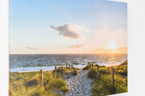 Tæt på stranden