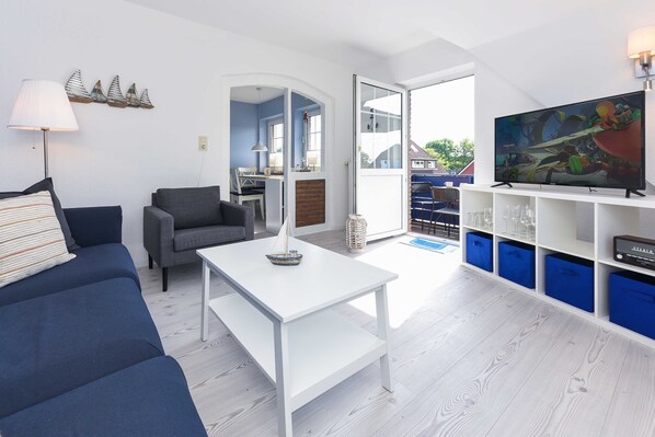 TV - Ferienwohnung 4 Friesenhuus - Ferienwohnungen Friesenhuus (Neuharlingersiel)