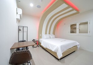 尊榮雙人房 (B) | 埃及棉床單、高級寢具、羽絨被、記憶床墊