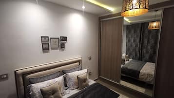 2 多间卧室、熨斗/熨衣板、WiFi、床单