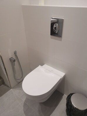 Hair dryer, towels