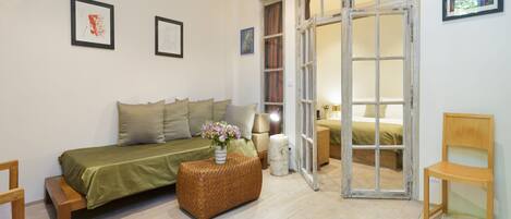 2 chambres, fer et planche Ă repasser, accĂšs au Wi-Fi (inclus)