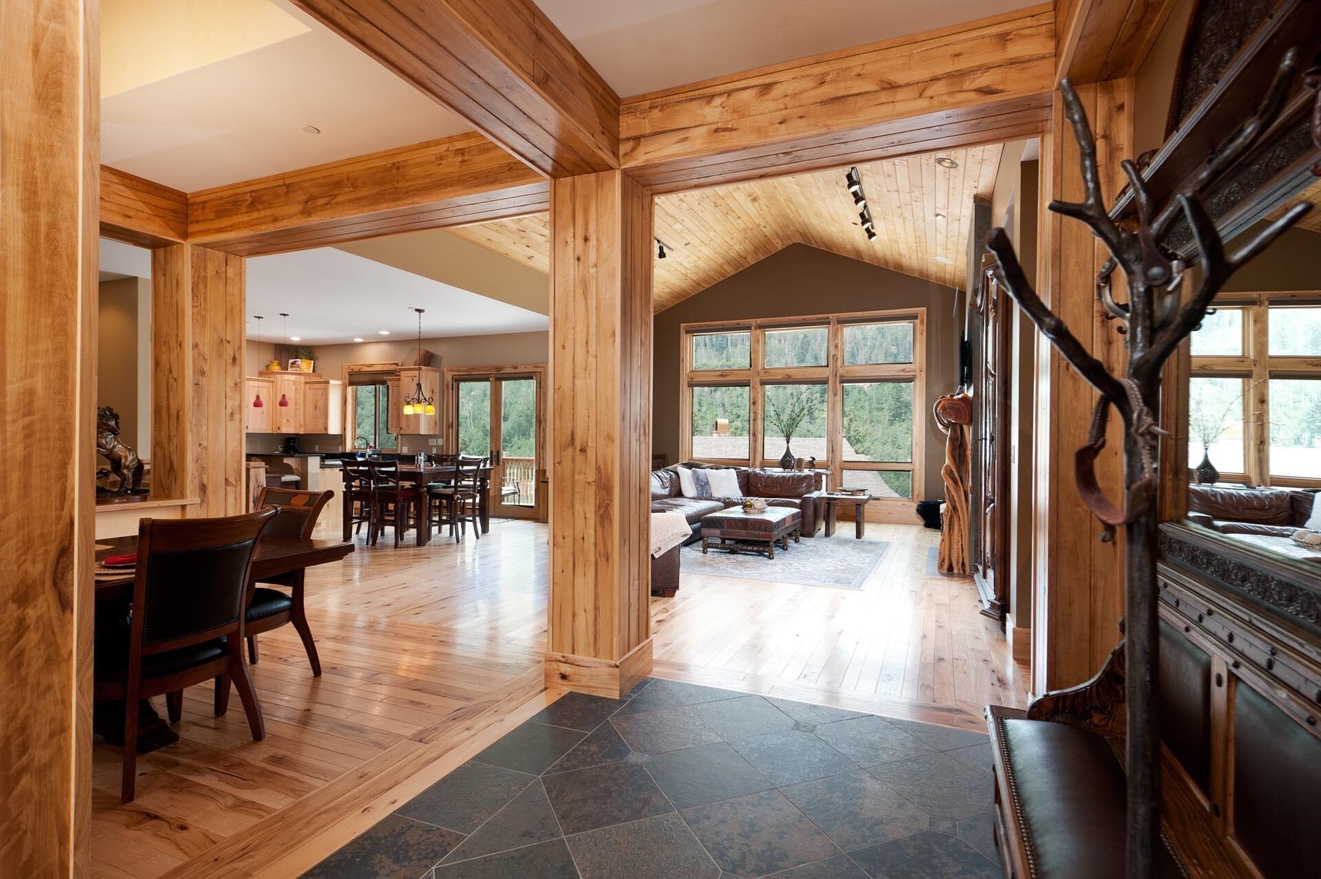 Main Living, Dining and Kitchen