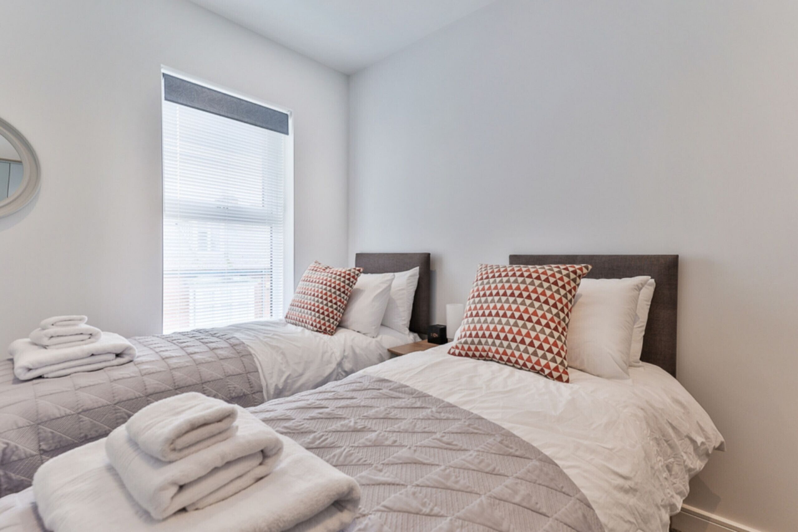 2 bedrooms, iron/ironing board, travel crib, free WiFi