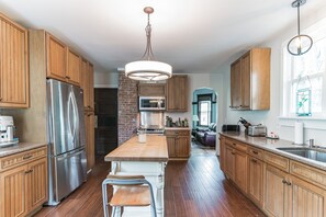 Cottage, 4 Bedrooms | Private kitchen | Fridge, oven, coffee/tea maker, toaster - Spacious Victorian Home With Mountain Views And Lots Of Fun Extras!! 5 Bedroom Farmhouse by RedAwning (Napanoch)