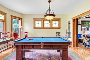 Game room - Spacious Victorian Home With Mountain Views And Lots Of Fun Extras!! 5 Bedroom Farmhouse by RedAwning (Napanoch)