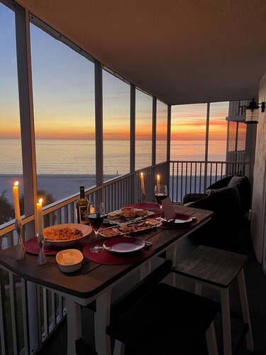 New to Rental market Luxury remodeled condo located directly on Siesta Key Beach