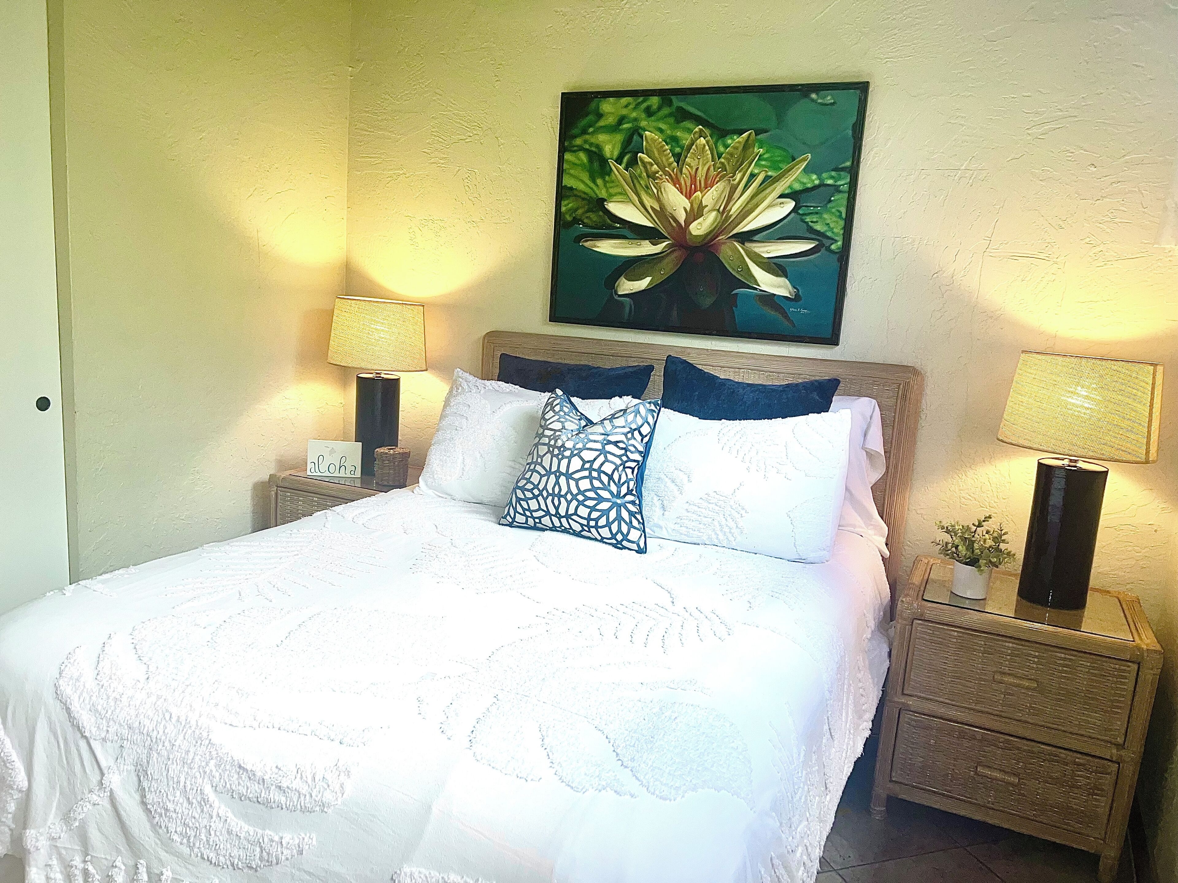 2 bedrooms, iron/ironing board, travel crib, free WiFi