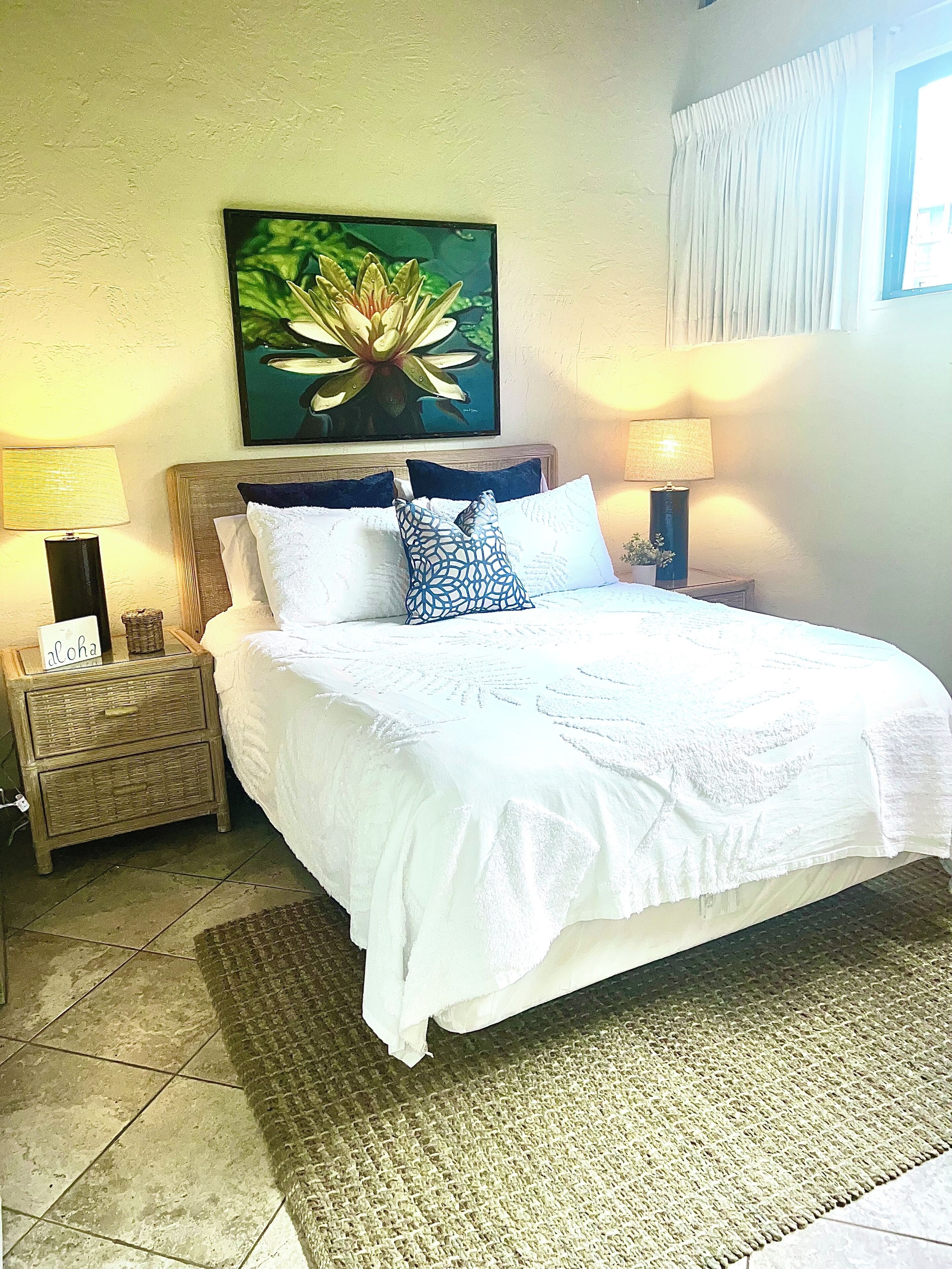 2 bedrooms, iron/ironing board, travel crib, free WiFi