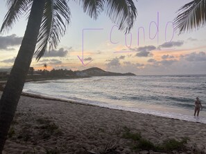SWIMMING BEACH is in your backyard, <1 min walk, 200 Yards from the condo!