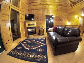 Smart TV, fireplace, DVD player - The KunTree Cabin in the Pigeon Forge (Sevierville)