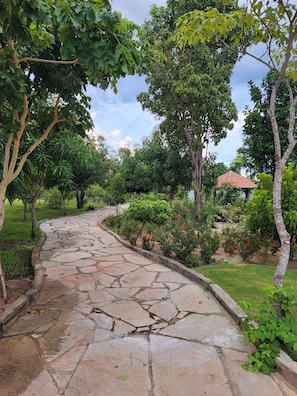 Overnattingsstedets uteområder