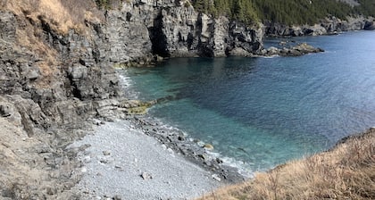 Oceanfront 3 bedroom Bungalow. in a beautiful cove just 1.5 hrs from St. John's.