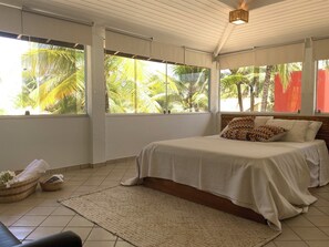 Blick von der Unterkunft