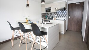 Private kitchen - Cozy Studio Perfect to Home Office or Relax (San José)