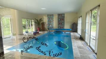 Piscine couverte, piscine chauffée