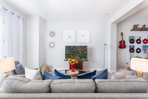 Smart TV, music library, video library