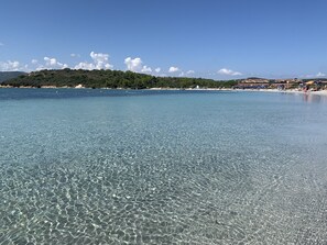 Vlak bij het strand