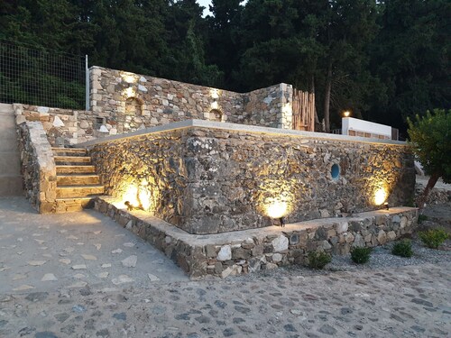 Chaihoutes stone villa into Olive farm in Zia