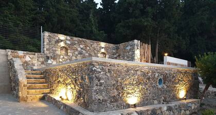 Chaihoutes stone villa into Olive farm in Zia