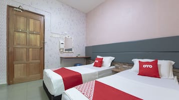 Free WiFi, bed sheets