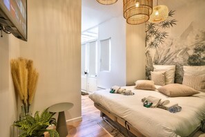 4 habitaciones, tabla de planchar con plancha y wifi gratis 