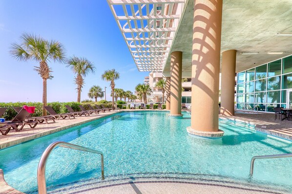 Indoor pool, outdoor pool