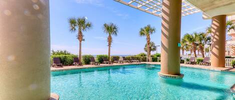 Indoor pool, outdoor pool