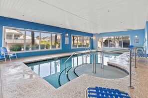 Indoor pool, outdoor pool