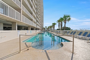 Indoor pool, outdoor pool