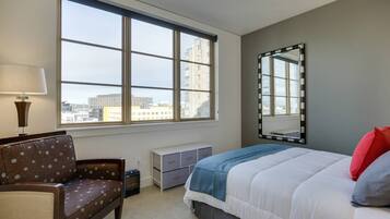 Premium bedding, memory-foam beds, individually decorated