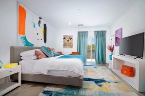 4 bedrooms, desk, iron/ironing board, free WiFi - Modern Desert Oasis – Pool, Spa and Mountain Views (Desert Hot Springs)