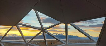 Geodesic Dome with Stunning Glacier and Mountain views