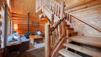 Una Smart TV, una chimenea