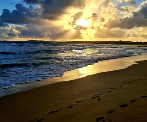 Beach nearby, beach towels