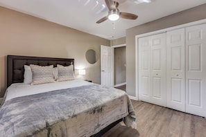 3 chambres, coffre-fort, accès au Wi-Fi (inclus), literie fournie