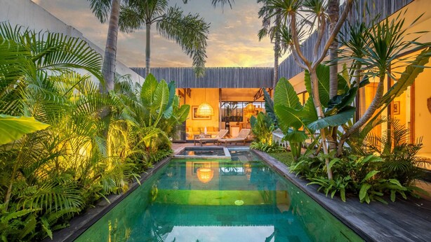 Basic Villa, Multiple Beds | Pool - Tropical Design, Private Villa, 3 BR, Umalas (Kerobokan)