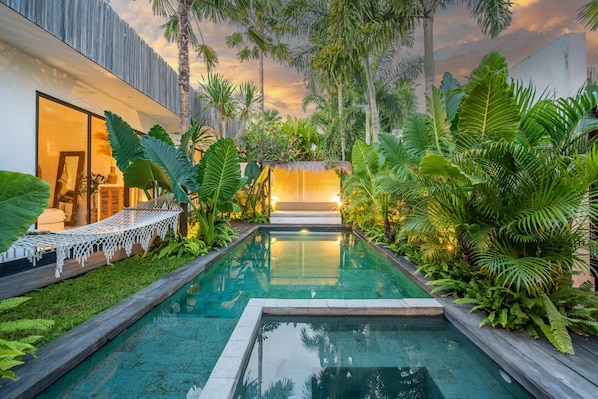 Basic Villa, Multiple Beds | Pool | Outdoor pool - Tropical Design, Private Villa, 3 BR, Umalas (Kerobokan)