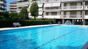 Apartment, 1 Bedroom, Balcony, Pool View | Pool | Outdoor pool