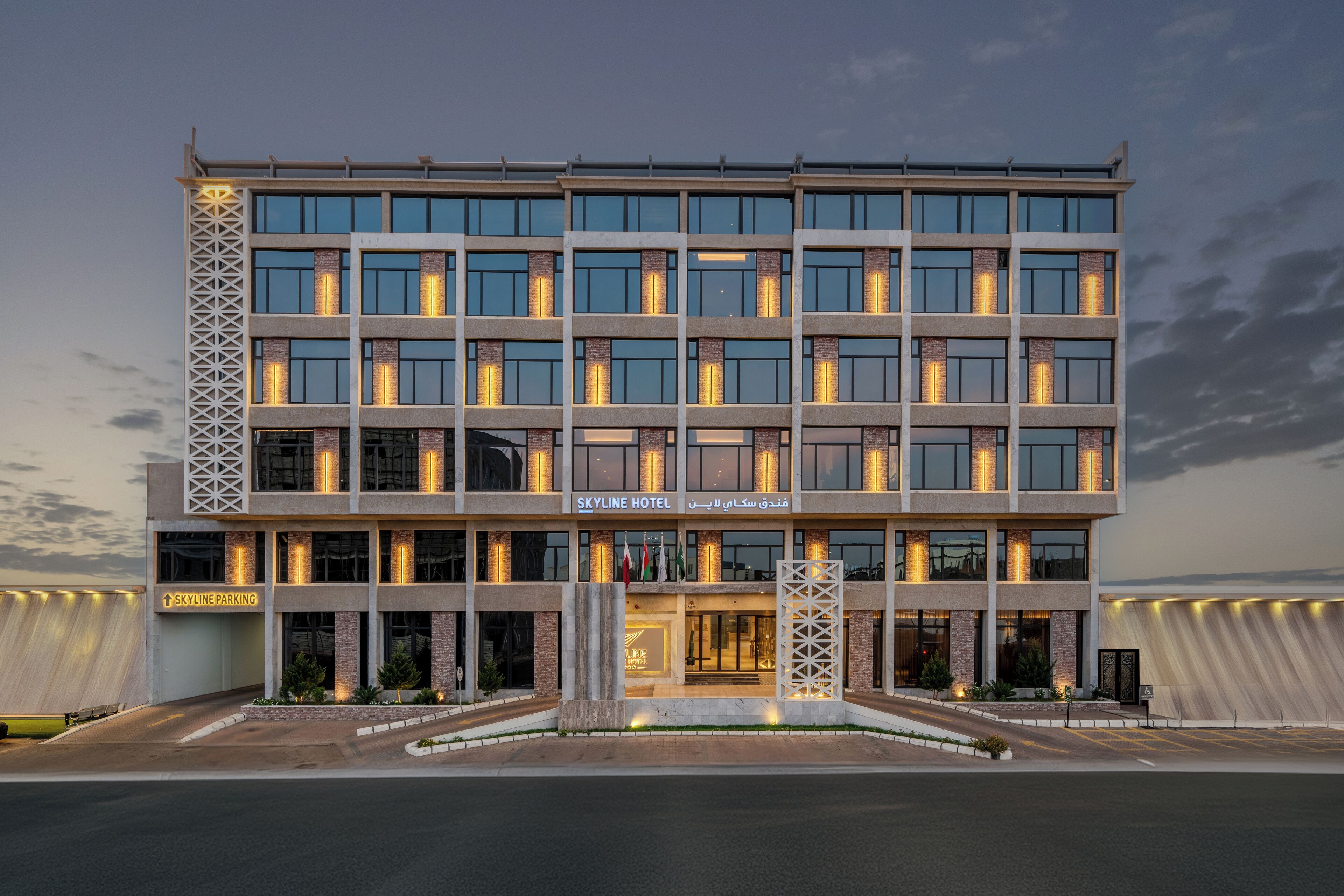 Voorkant van accommodatie