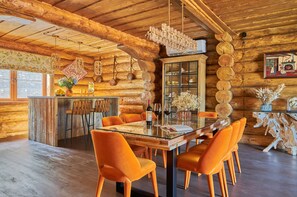 Panoramic Chalet, Mountain View, Mountainside | Living area - HILLS1200 Medoveevka Residence (Medoveyevka)