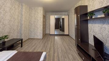 Basic-Apartment | 1 Schlafzimmer, Verdunkelungsvorhänge, Bügeleisen/Bügelbrett