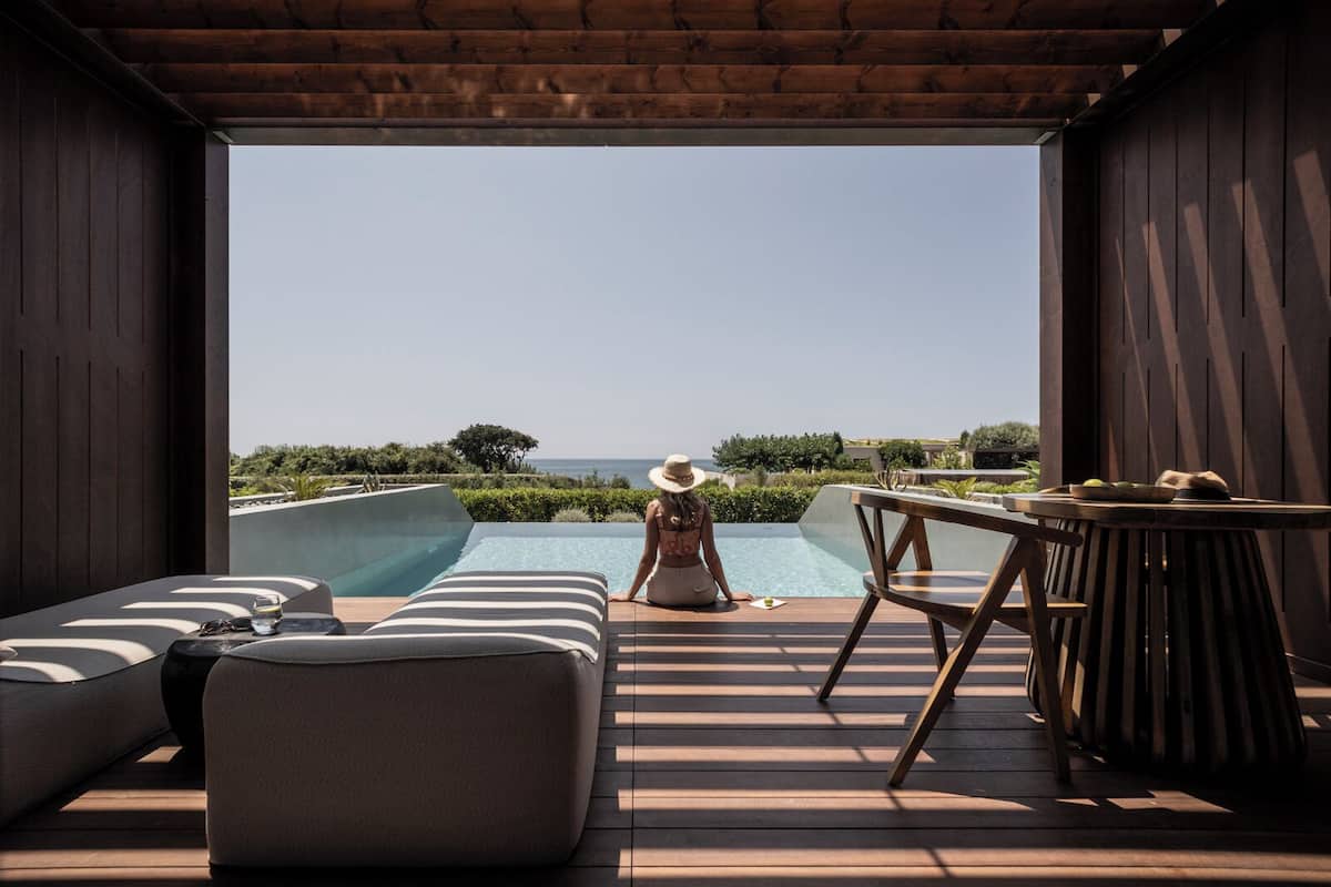 Mellow Suite, Private Pool, Sea View | Terrace/patio