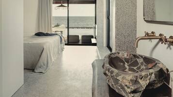 Signature Suite, Private Pool, Sea Front, Outdoor Whirlpool Bath | 1 bedroom, minibar, in-room safe, blackout drapes