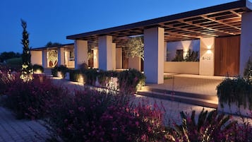 Front of property - evening/night