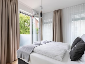 Suite XL with sofa bed | Wi-Fi ฟรี, ผ้าปูที่นอน