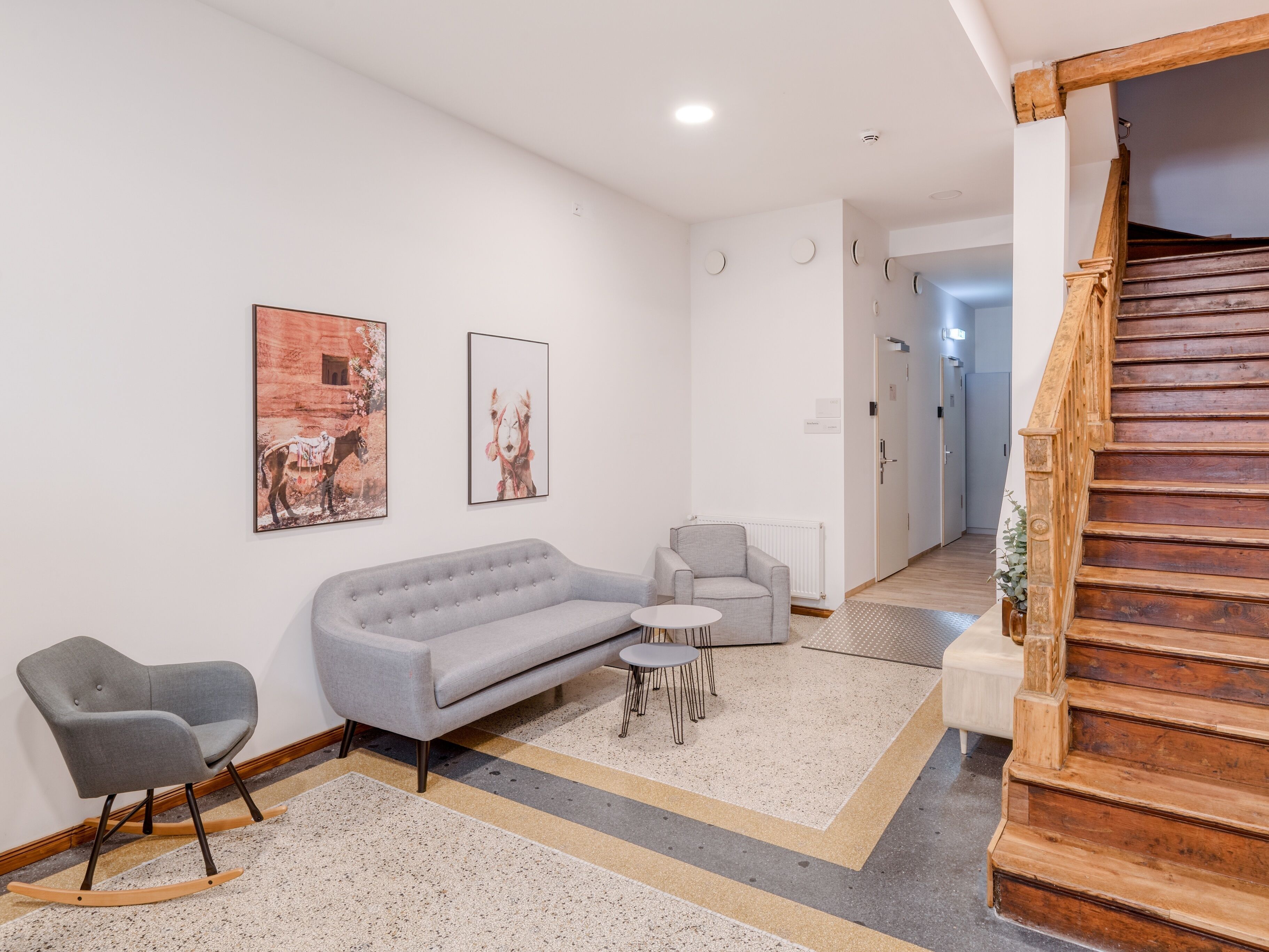 Majoituspaikan sisäänkäynti